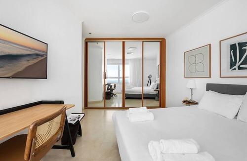 Tel Aviv Promenade Apartment | Full Sea View on The Beach With Balcony