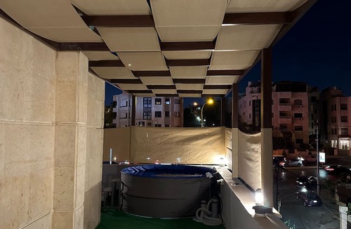 Amman Apartment | JRE Rooftop Pool With Terraces F-R