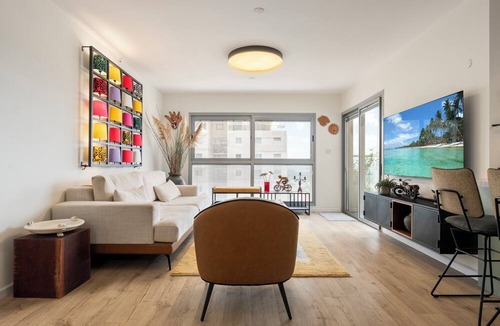 Netanya Apartment | Poleg Beach Seaview Stylish Stay by Sea N' Rent