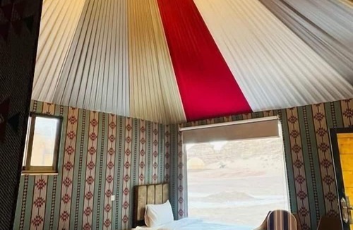 Wadi Rum RV Rental | Luxury purple bubble tents