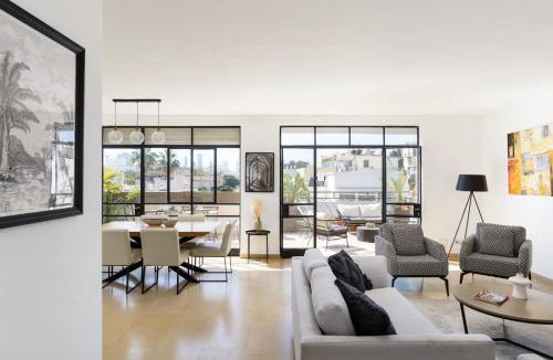 Tel Aviv Apartment | Mamad Duplex 2 Terraces City Center By Feelhome