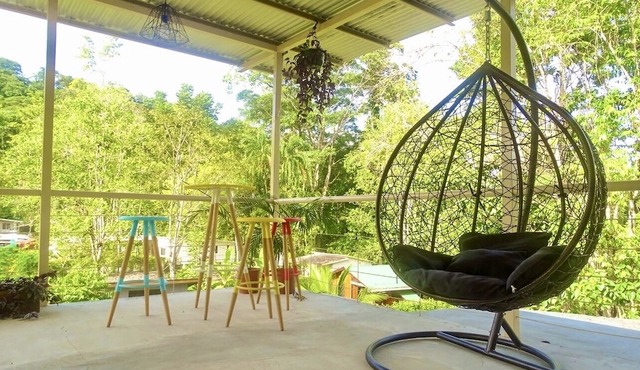 Comfortable first Flr apartment surrounded by the beauty & sounds of the jungle in Puerto Viejo de Talamanca