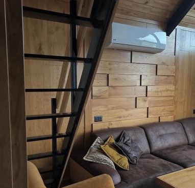 The wooden house
