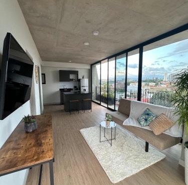 Loft moderno con vista panorámica